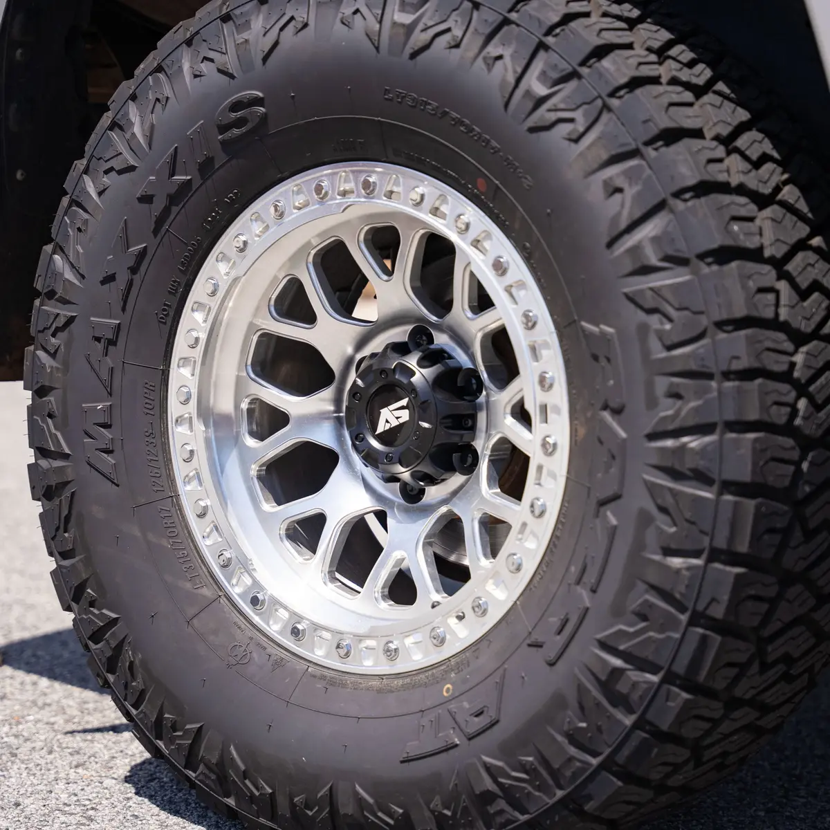As Forged Alloy Titan 17X.8.5 Wheel - Machined 6X114.3 1