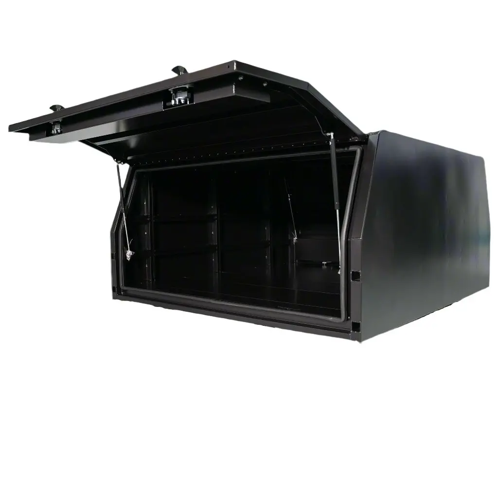 2000Mm Aluminium Canopy - Matte Black 2
