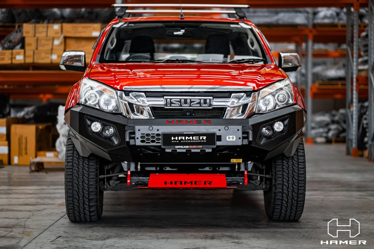 Hamer 4X4 King Series Bull Bar (Winch Compatible Up To 12,000Lb) D-Max (2012 – 2016) 1