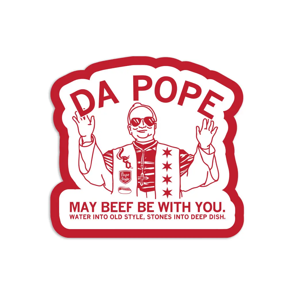 Da Pope Die-Cut Sticker 1