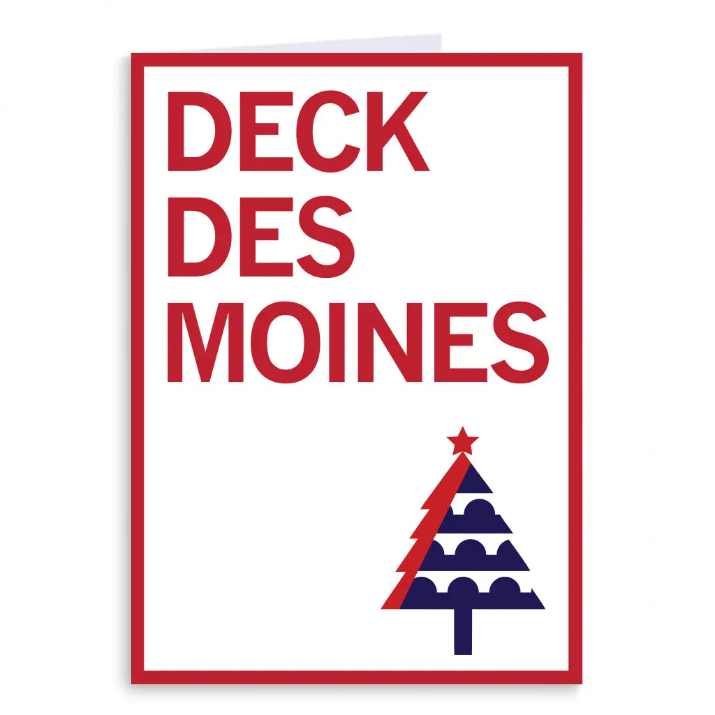 Deck Des Moines Greeting Card 1