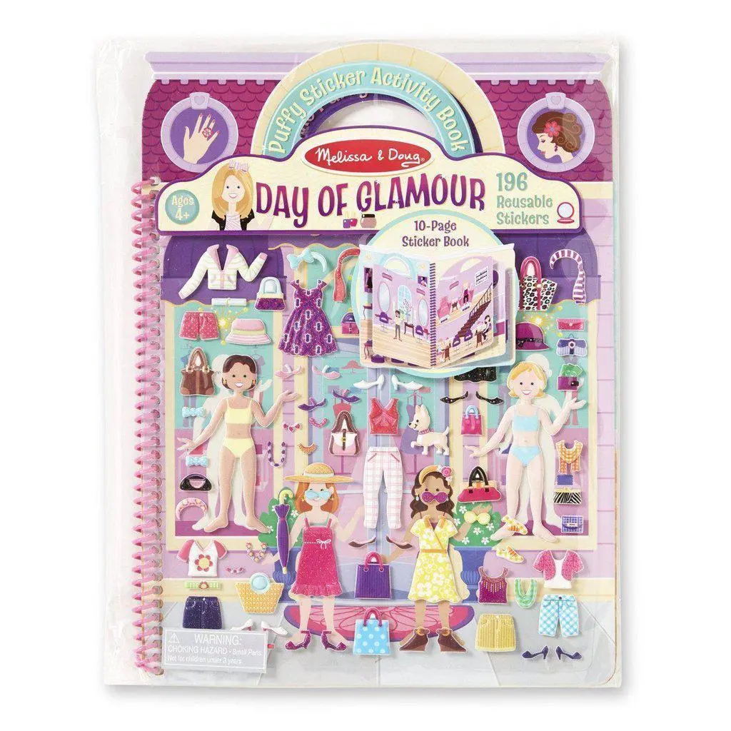 Deluxe Puffy Sticker Album - Day Of Glamour (9412) 1