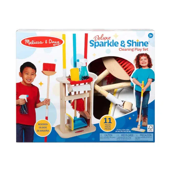 Deluxe Sparkle & Shine Cleaning Play Set 1