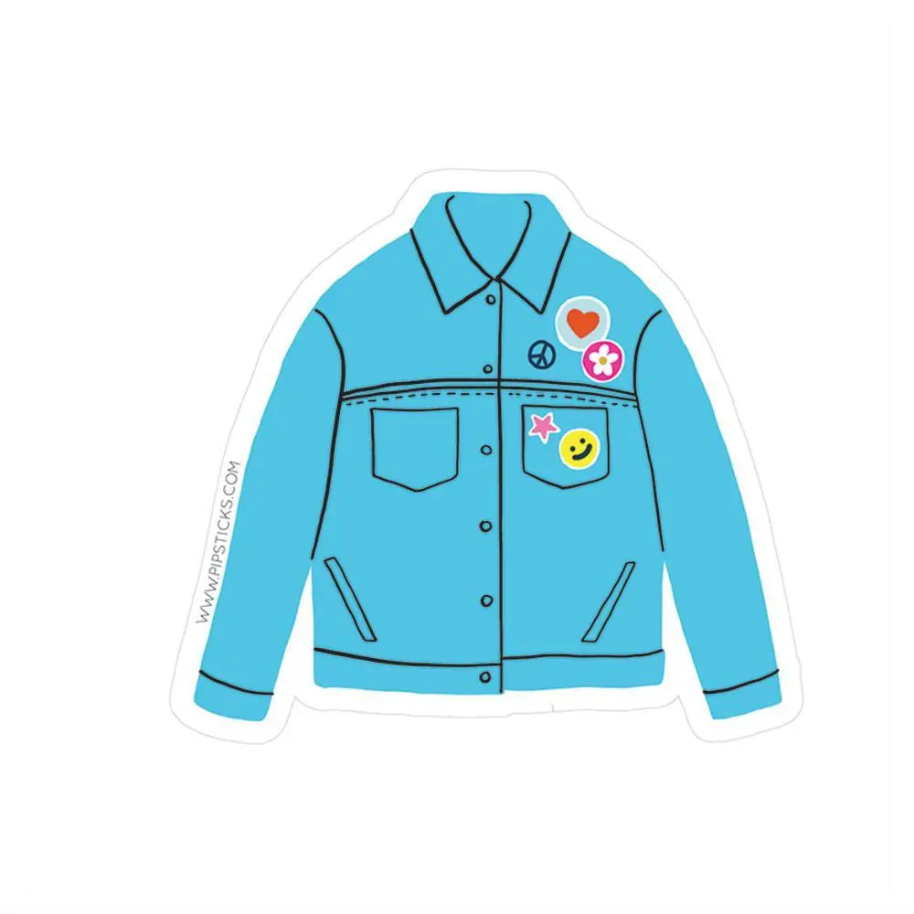 Denim Jacket Vinyl Sticker 1