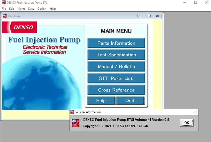 Denso Fuel Injection Pump [06.2021] Electronic Information System 1
