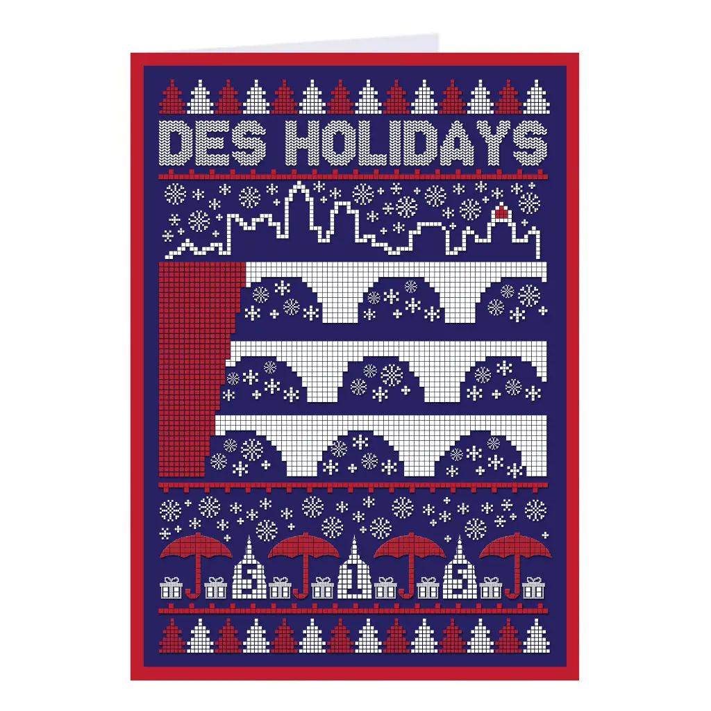 Des Holidays Greeting Card 1