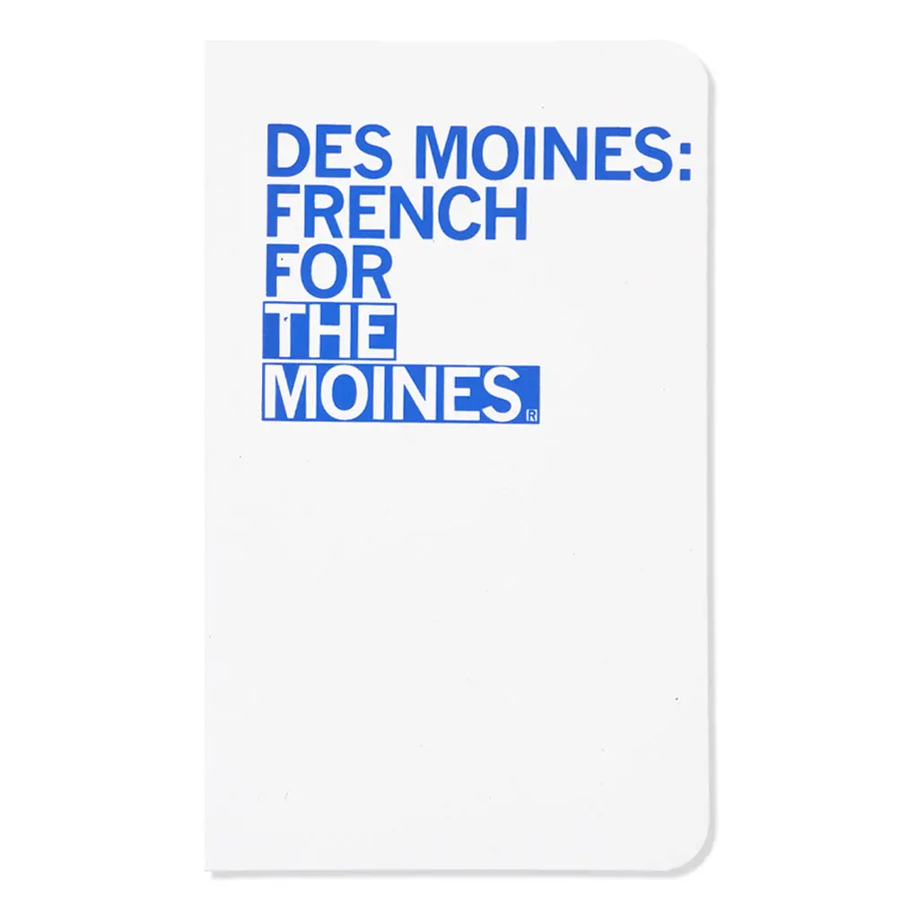 Des Moines: French For The Moines Notebook 1