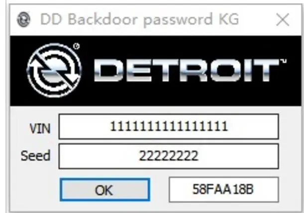 Detroit Diesel Backdoor Password Generator - Best Tool Online Save Dealer Visit ! - Full Online Installation Service ! 1