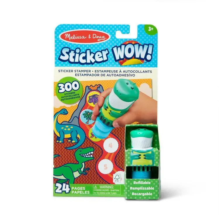 Dinosaur Activity Pad Sticker Wow 1