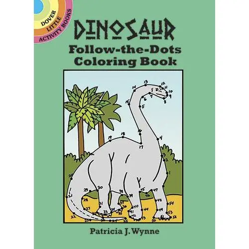Dinosaur Follow-The-Dots Coloring Book 1