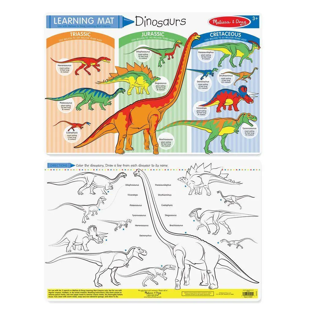 Dinosaurs Color-A-Mat 1