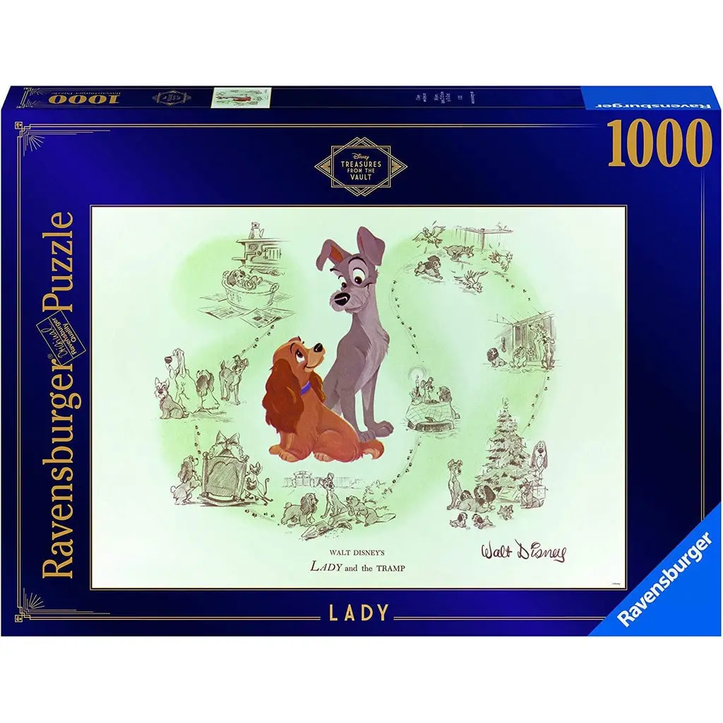Disney Vault: Lady And The Tramp 1000Pc 1