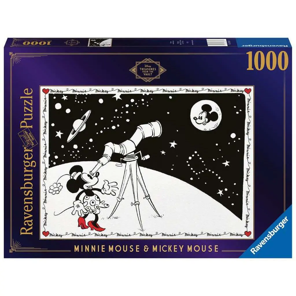 Disney Vault: Minnie & Mickey Space 1000Pc 1