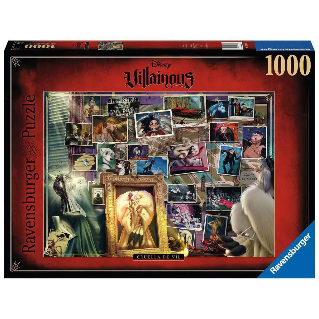 Disney Villainous: Cruella De Vil 1000Pc 1