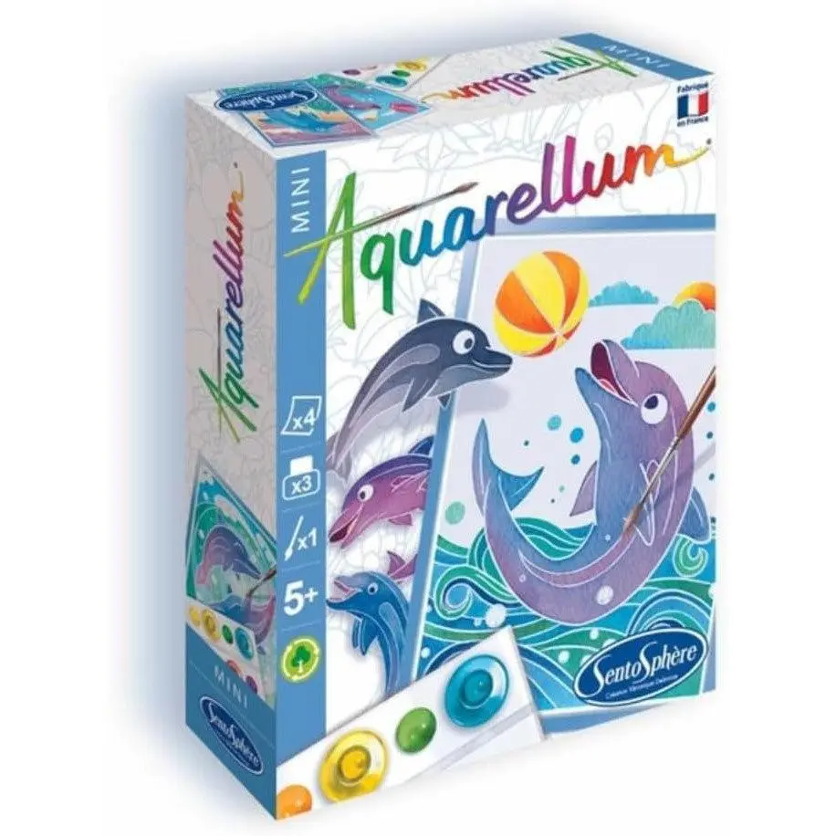 Dolphins - Aquarellum Mini 1