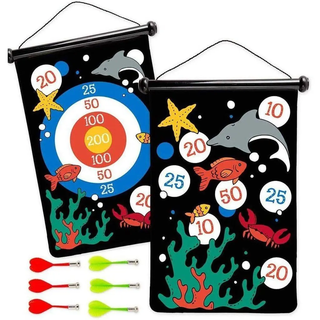 Double-Sided Magnetic Target Game - Sealife 1