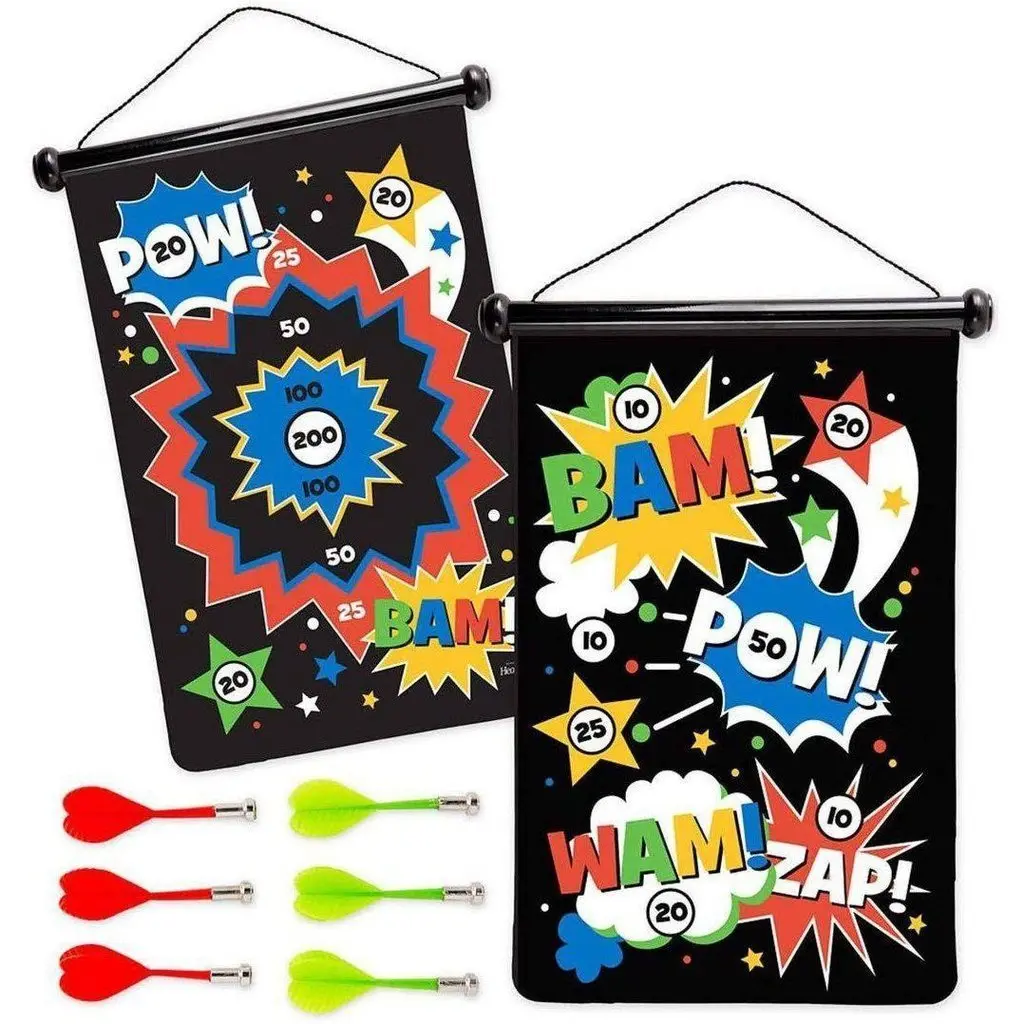 Double-Sided Magnetic Target Game - Superhero 1