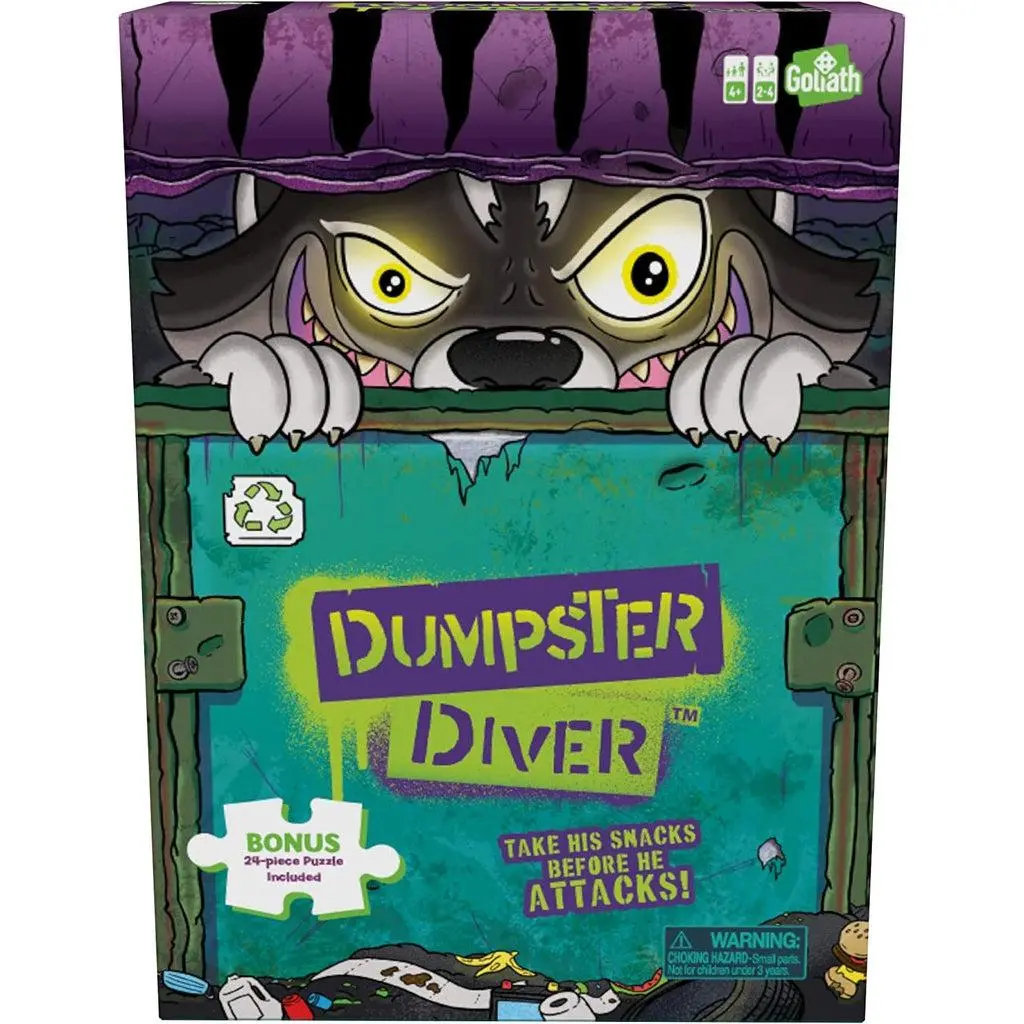 Dumpster Diver W/24 Pc Puzzle 1