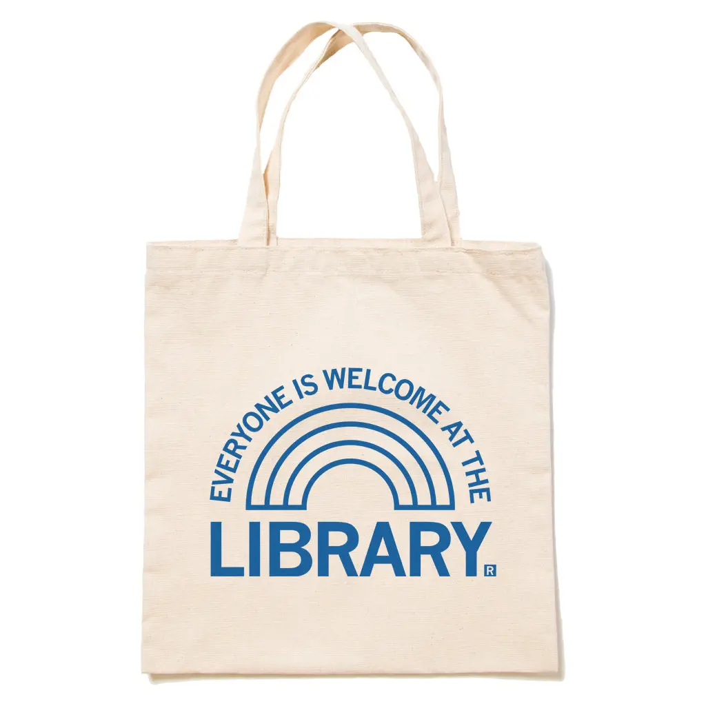 Everyone Is Welcome At The Library Tote Bag 1
