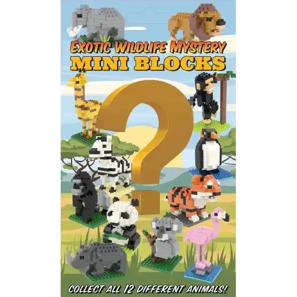 Exotic Wildlife Mystery Mini Blocks Pack 1