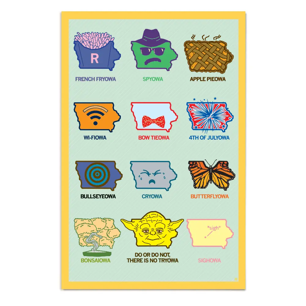 Faces Of Iowa Poster 1