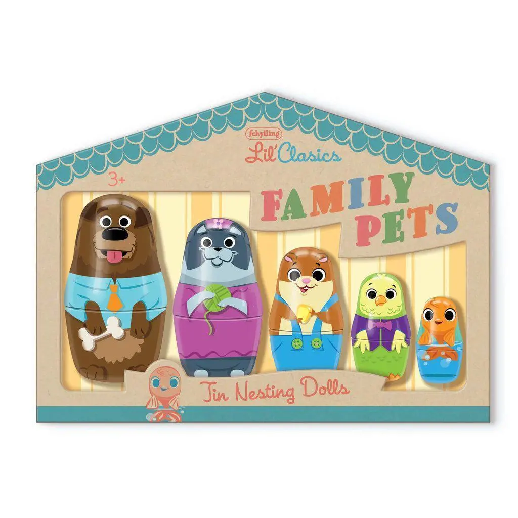 Family Pets Tin Nesting Dolls 1