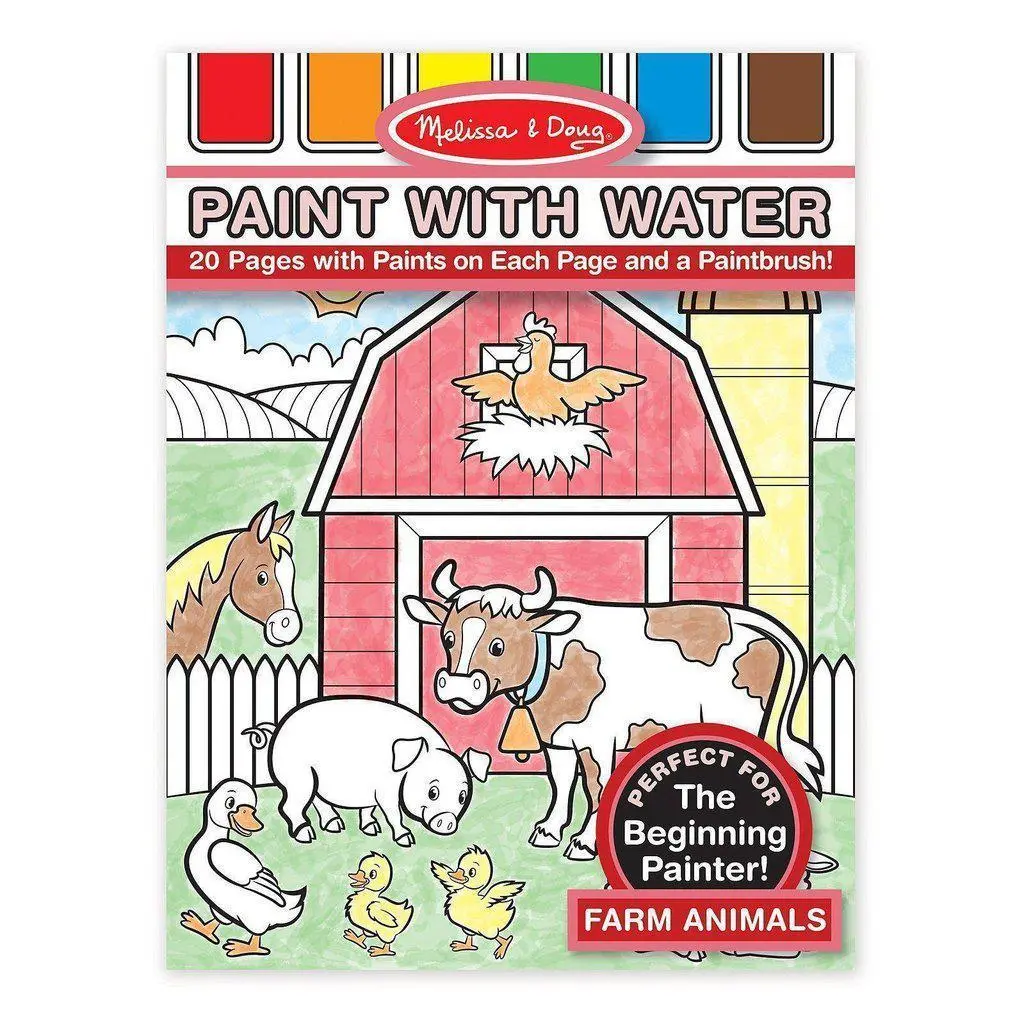 Farm Animals Paint With Water 1