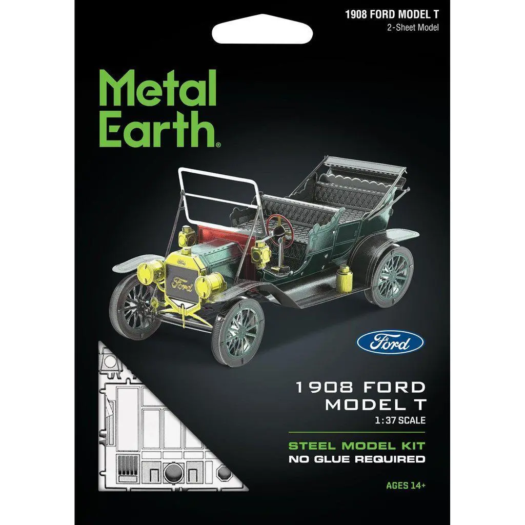 Fascinations Metal Earth 1908 Ford Model T (Dark Green) 1