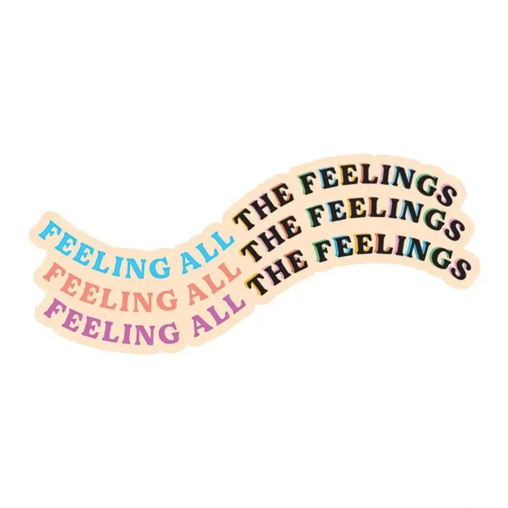 Feeling All The Feelings Vinyl Sticker 1