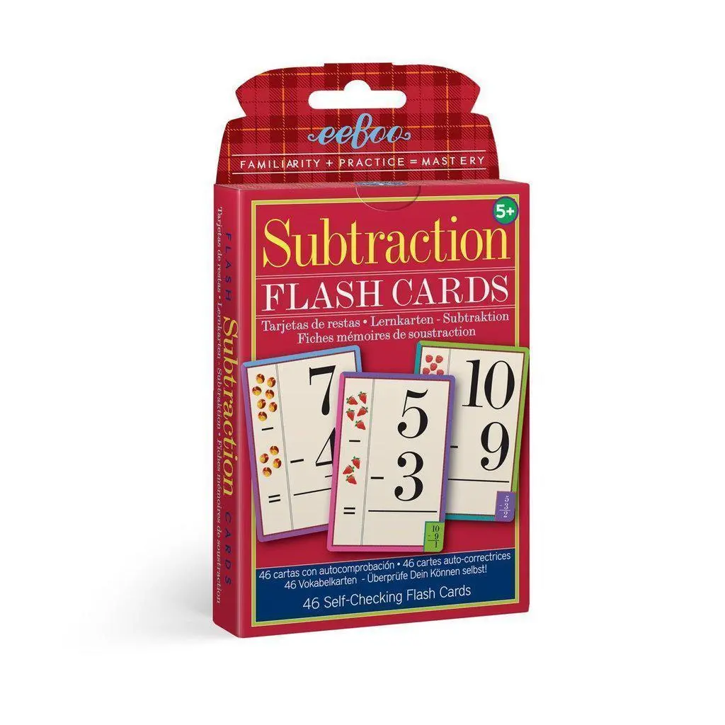 Flash Cards - Subtraction 1