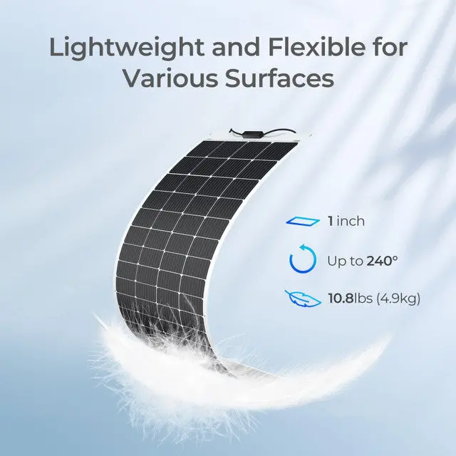 Renogy 12Volt 200W Lightweight And Flexible Solar Panel 2