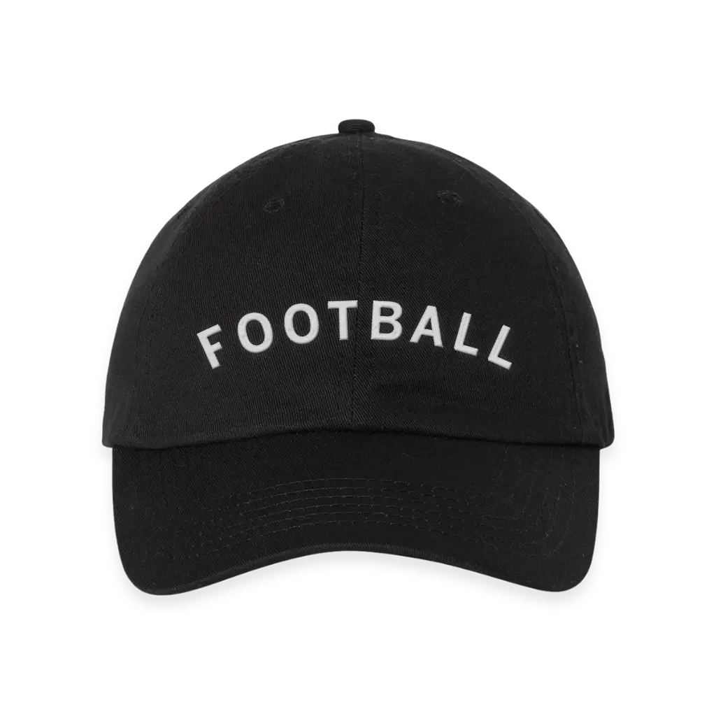 Football Curved Logo Baseball Cap 1