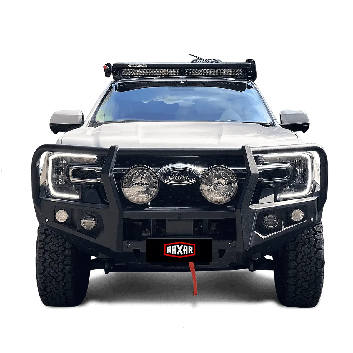 Raxar Looped Bull Bar To Suit Ford Next-Gen Ranger, Everest & Wildtrak 1