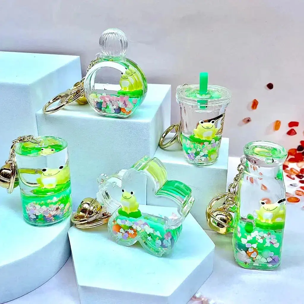 Frog Boba Floaty Key Charm 1