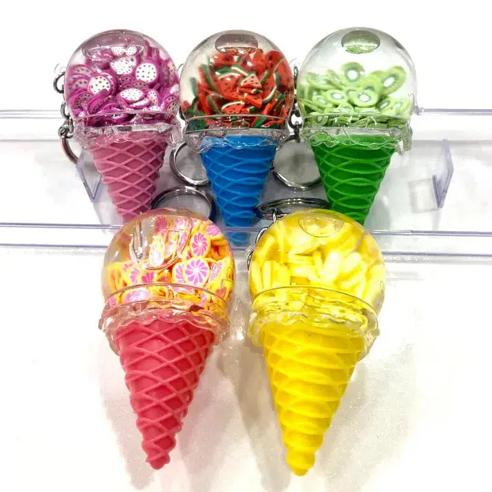 Fruit Ice Cream Floaty Key Charm 1