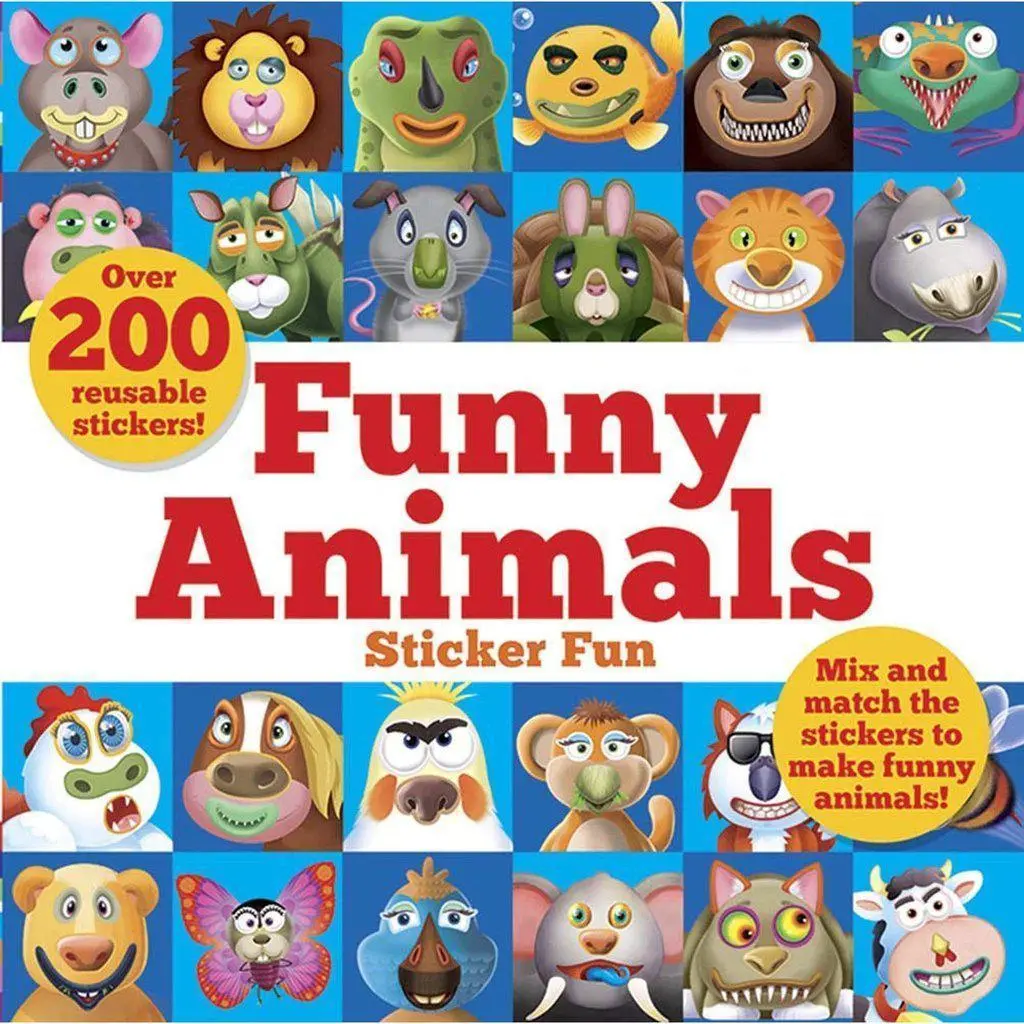 Funny Animals Sticker Fun 1