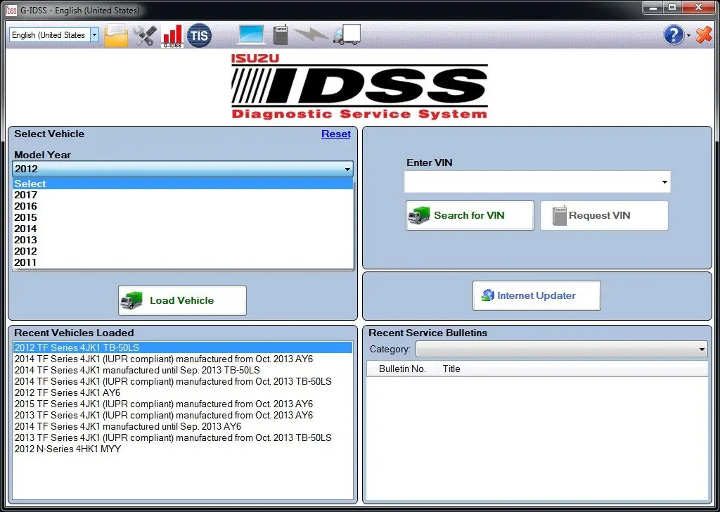 Isuzu Diagnostic Service System Idss Ii 02/2017 Include G-Idss & E-Idss For Global Support- Full Online Installation And Support 1