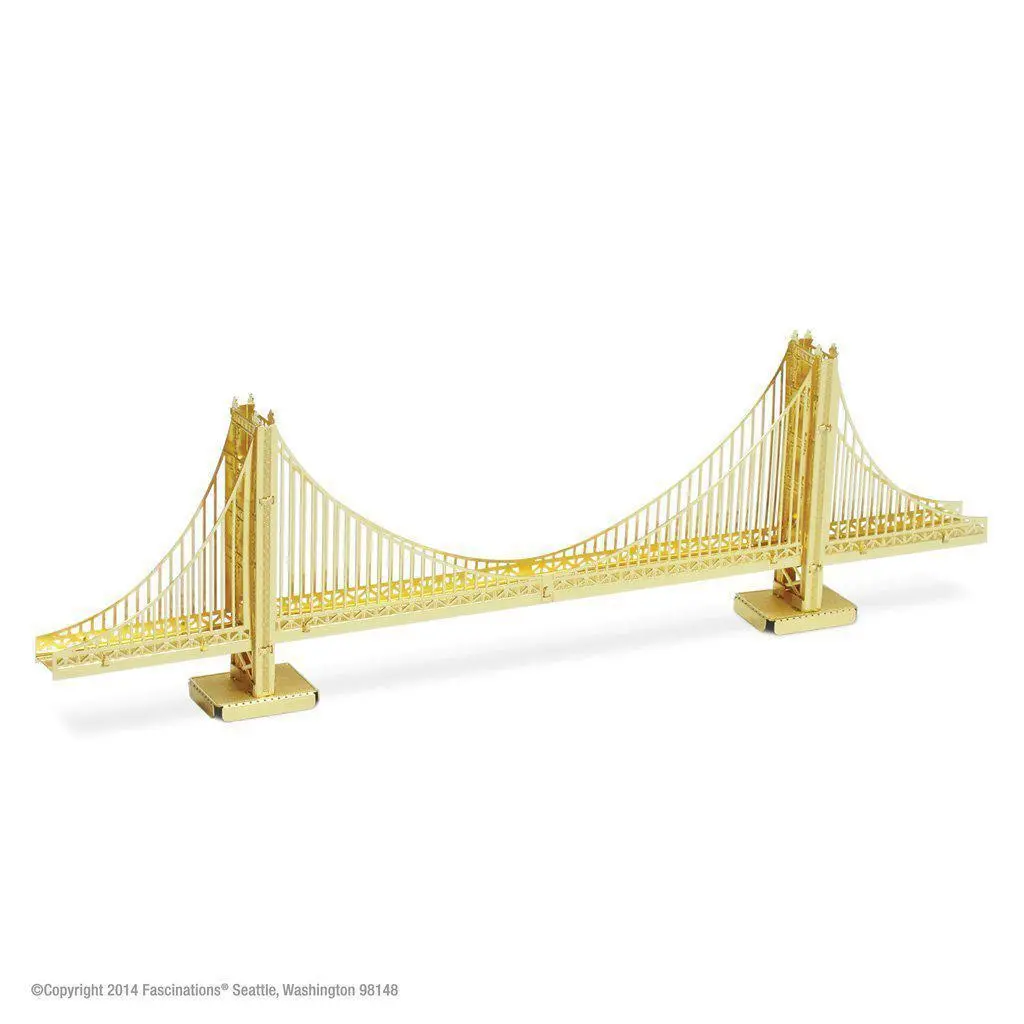 Gold Golden Gate Bridge 1