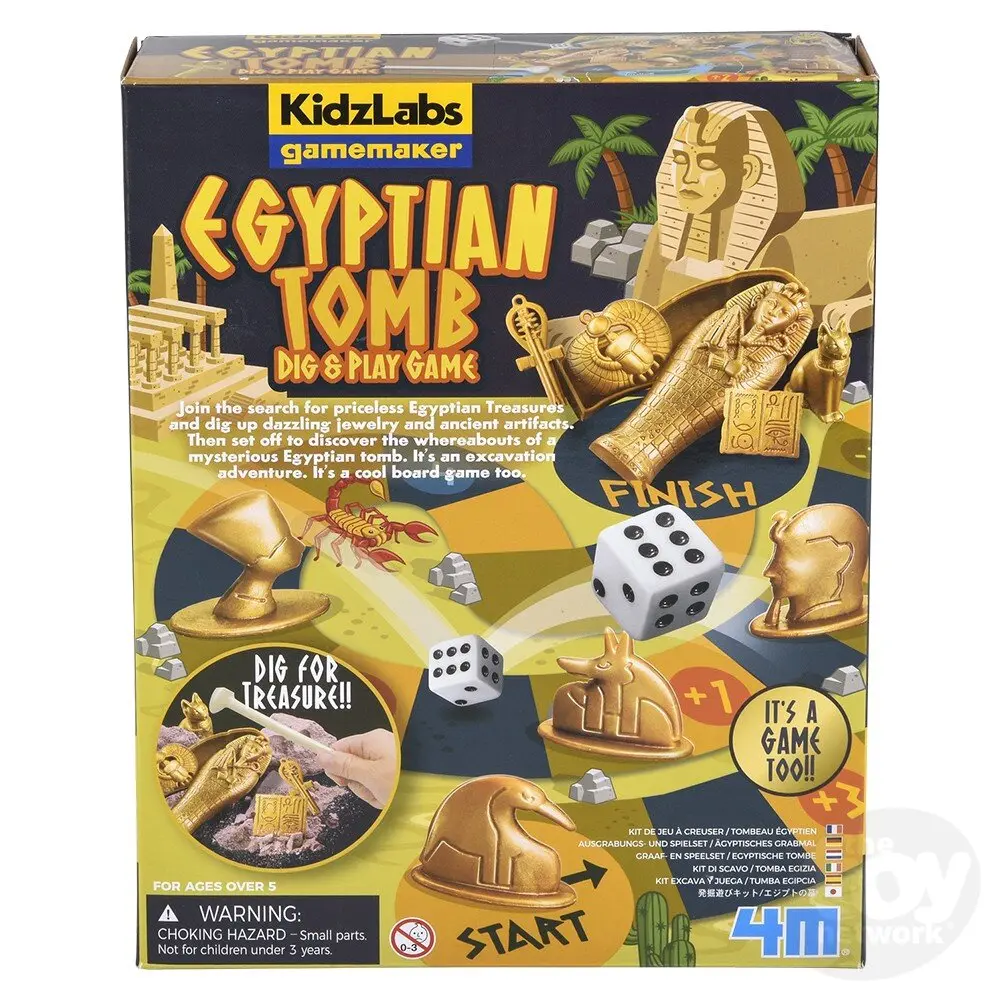Gamemaker Egyptian Tomb Dig & Play Game 1