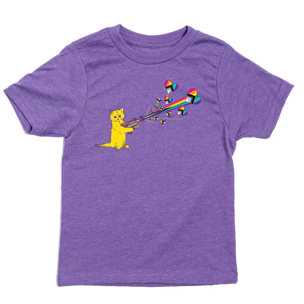 Pew Pew Pride Purple Kids 1