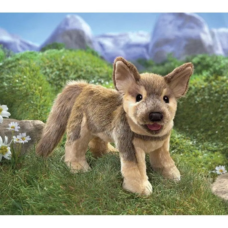 German Shepherd Puppy Puppet 1