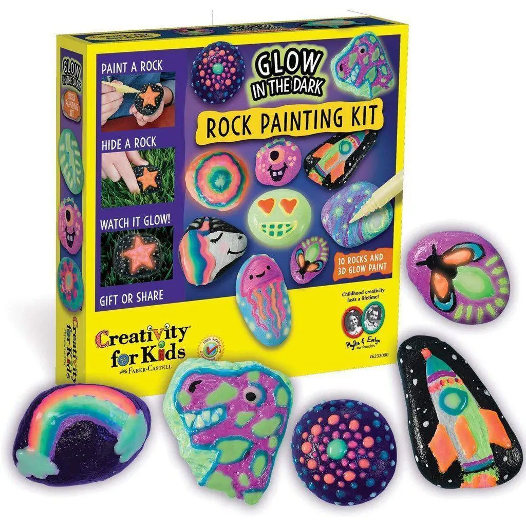 Glow In The Dark Rock Painting Kit 1