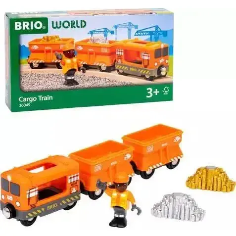 Gold Cargo Train Brio 1