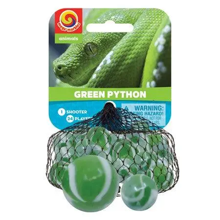 Green Python Marbles 1