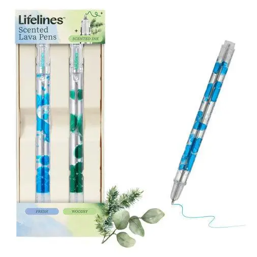 Green/Blue 2Pk Scented Lava Pen Set 1
