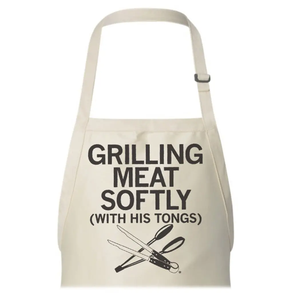 Grilling Meat Softly Apron 1