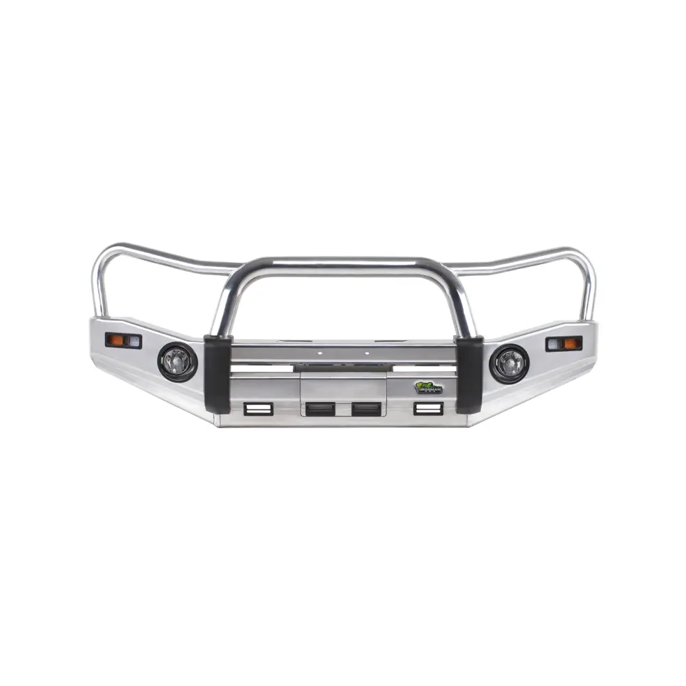Polished Alloy Bull Bar To Suit Mitsubishi Triton Mq And Fiat Fullback 2016 Onwards 1