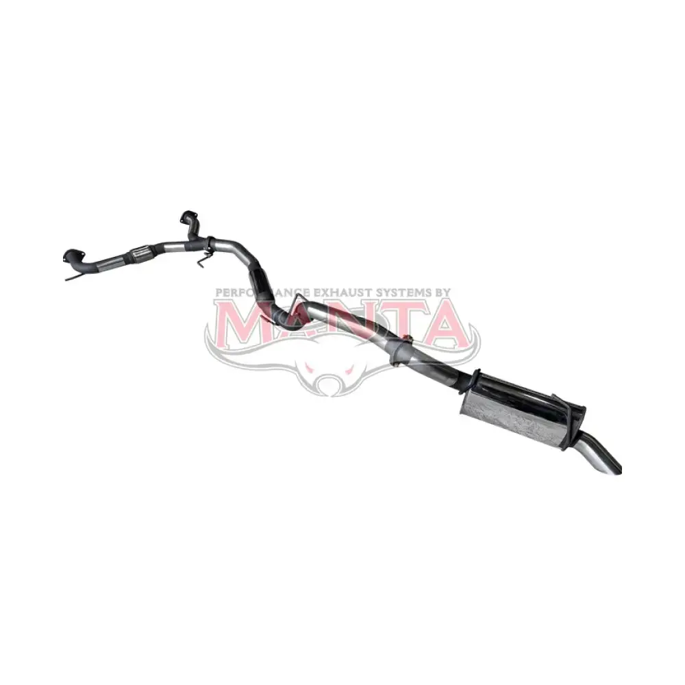 Nissan Patrol Y62 3" Stainless Steel Catback System With Hotdog/Muffler 1