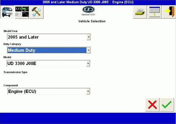 Ud Data Link 3.01 Diagnostics & Reprogram Software - Nissan Diesel America 2010 1