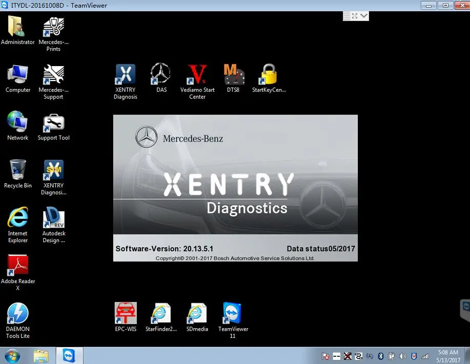 Diagnostic Software Pack For Mercedes - Include Latest Xentry Wis Epc Veediamo And Das 2025 1